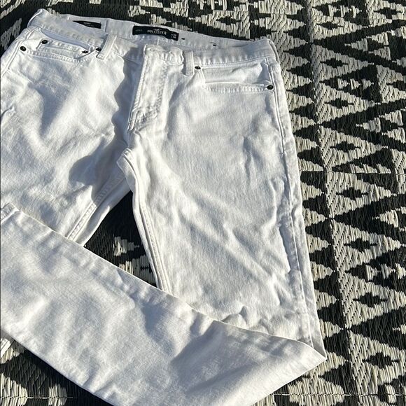 Hollister White Denim Skinny Epic Flex Jeans 30/36   E - Picture 5 of 11